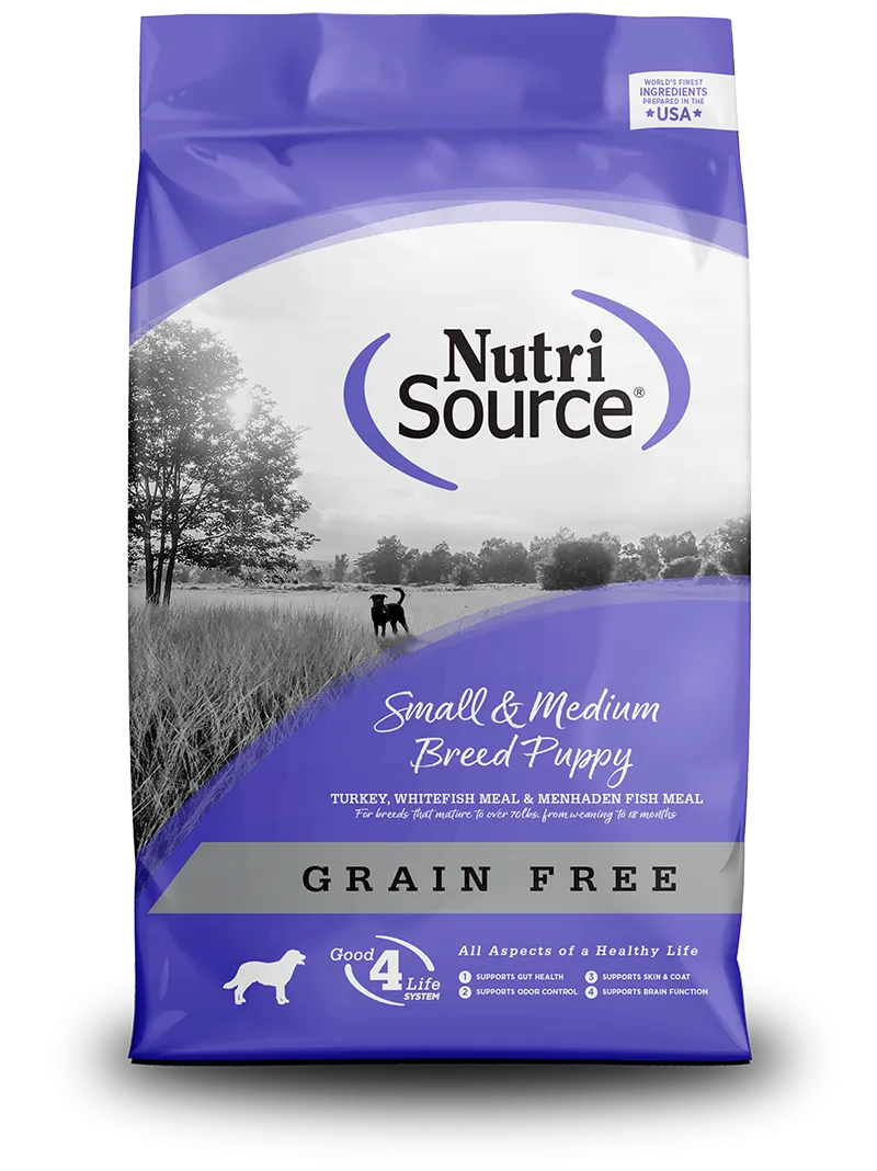 Nutrisource Grain Free Small and Medium Breed Dry Puppy Food