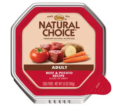 Nutro Adult Simmered Beef & Potato Recipe in Gravy Wet Dog Food