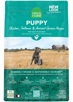 Open Farm Ancient Grains Chicken & Salmon Puppy Dry Dog Food