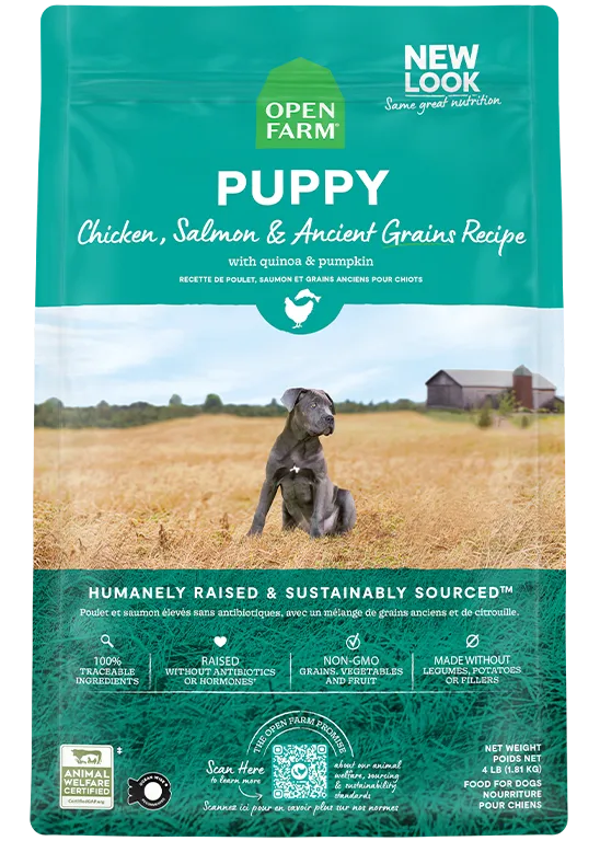 Open Farm Ancient Grains Chicken & Salmon Puppy Dry Dog Food