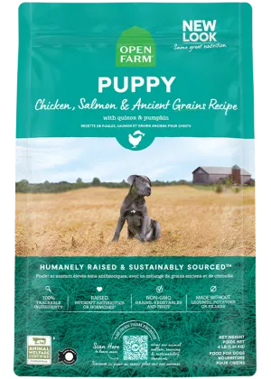 Open Farm Ancient Grains Chicken & Salmon Puppy Dry Dog Food