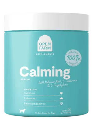 Open Farm Calming Supplement Chews for Dogs