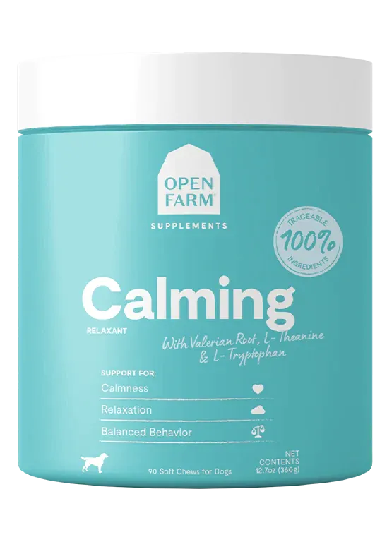 Open Farm Calming Supplement Chews for Dogs