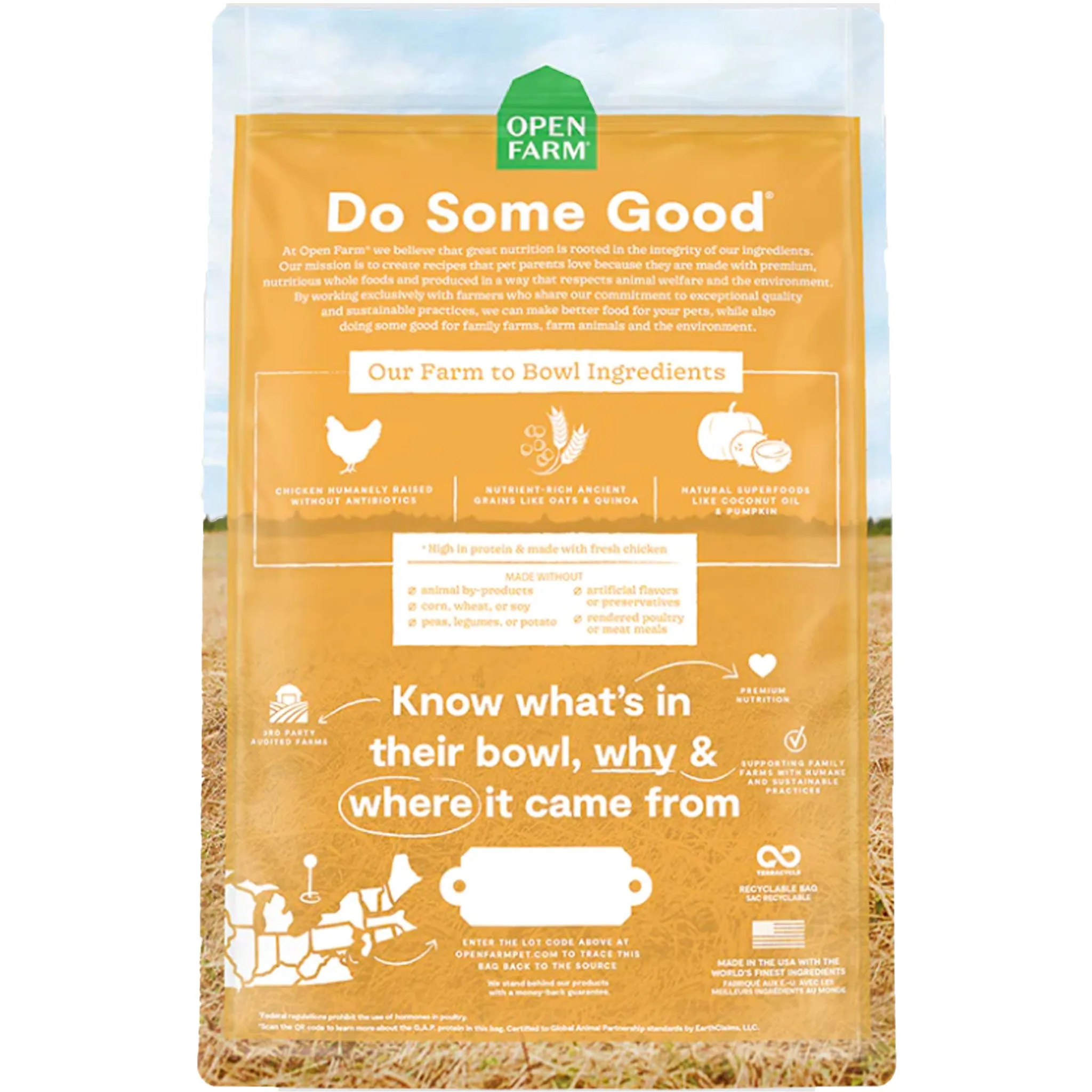 Open Farm Chicken & Ancient Grains Dry Dog Food