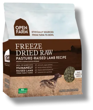 OPEN FARM Grain-Free Freeze-Dried Pasture-Raised Lamb Recipe Dry Dog Food