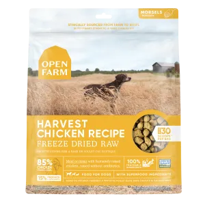 Open Farm Grain Free Harvest Chicken Recipe Freeze Dried Raw Dog Food