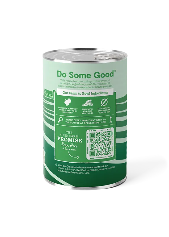 Open Farm Grain Free Homestead Turkey Pate Wet Dog Food