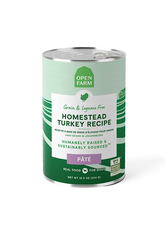 Open Farm Grain Free Homestead Turkey Pate Wet Dog Food