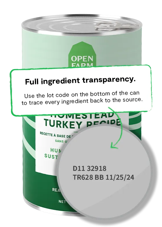 Open Farm Grain Free Homestead Turkey Pate Wet Dog Food