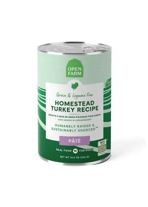 Open Farm Grain Free Homestead Turkey Pate Wet Dog Food