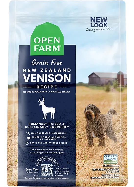 Open Farm Grain-Free New Zealand Venison Dry Dog Food