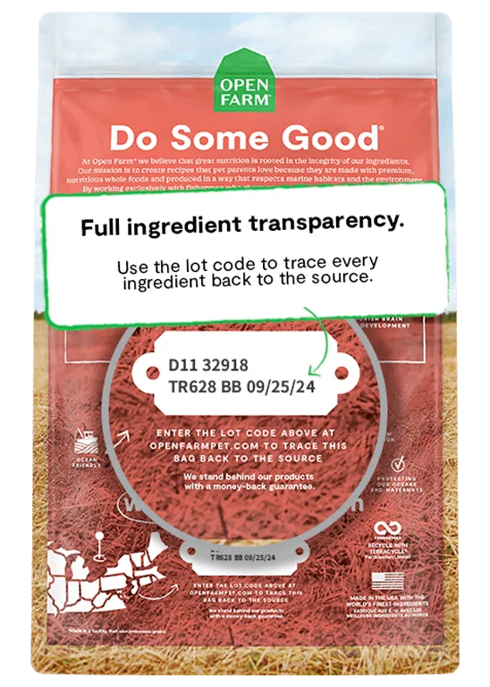 Open Farm Grain-Free Puppy Salmon & Sweet Potato Recipe Dry Dog Food