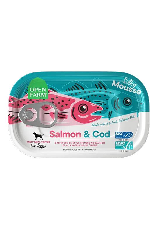 Open Farm Grain Free Salmon & Cod Wet Topper for Dogs