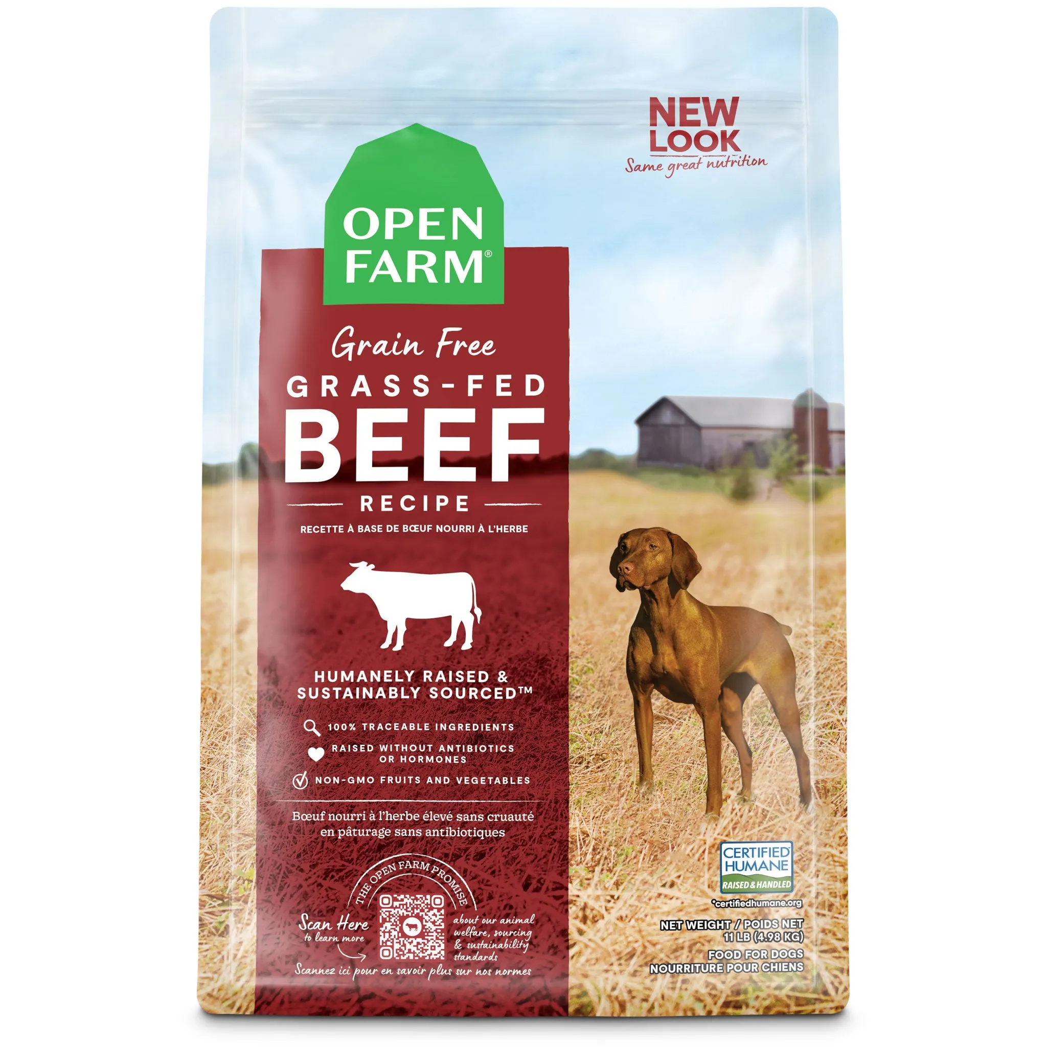 Open Farm Grass-Fed Beef Dry Dog Food