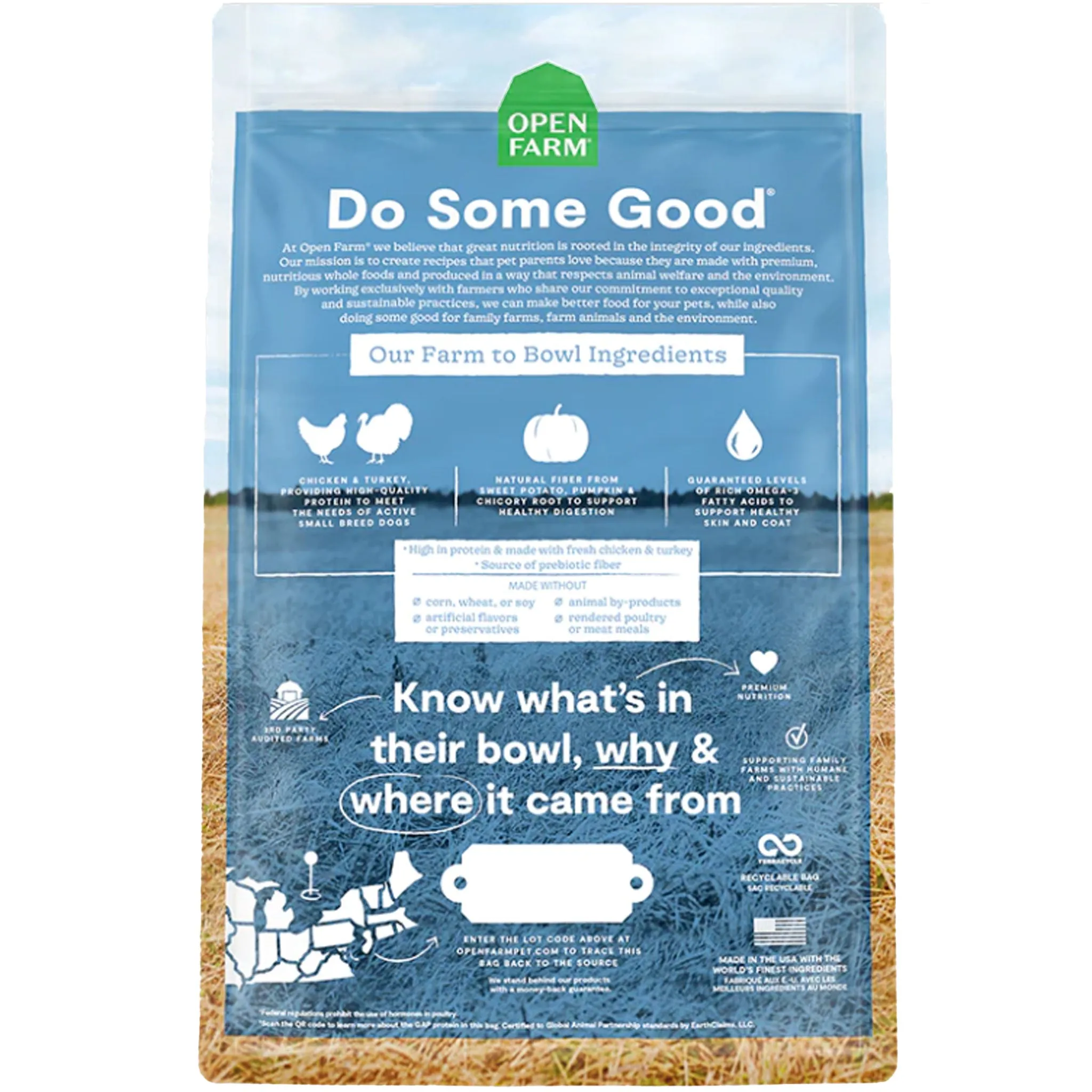 Open Farm Small Breed Grain-Free Chicken & Turkey Dog Food