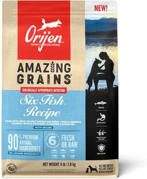 Orijen Amazing Grains Six Fish Dry Dog Food