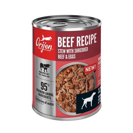 Orijen Beef Recipe Stew with Shredded Beef & Eggs Canned Dog Food