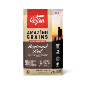 ORIJEN High Protein Amazing Grains Regional Red Dry Dog Food