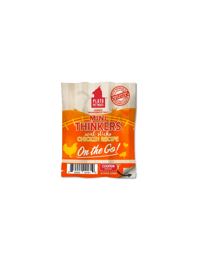 Plato Mini Thinkers Chicken Recipe Dog Treats