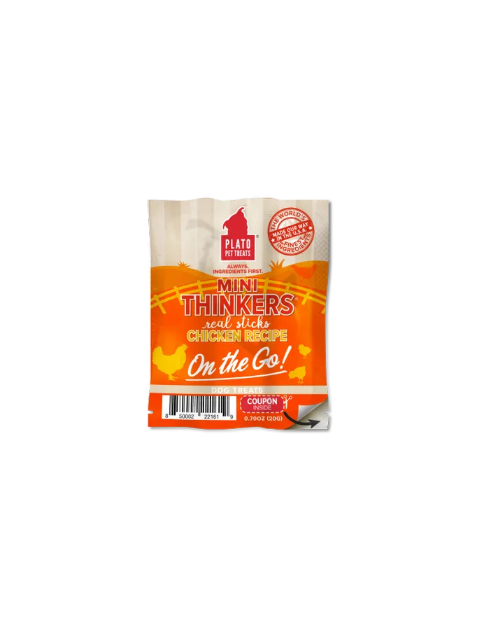 Plato Mini Thinkers Chicken Recipe Dog Treats