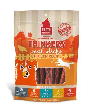 Plato Thinkers Chicken Meat Stick Dog Treats
