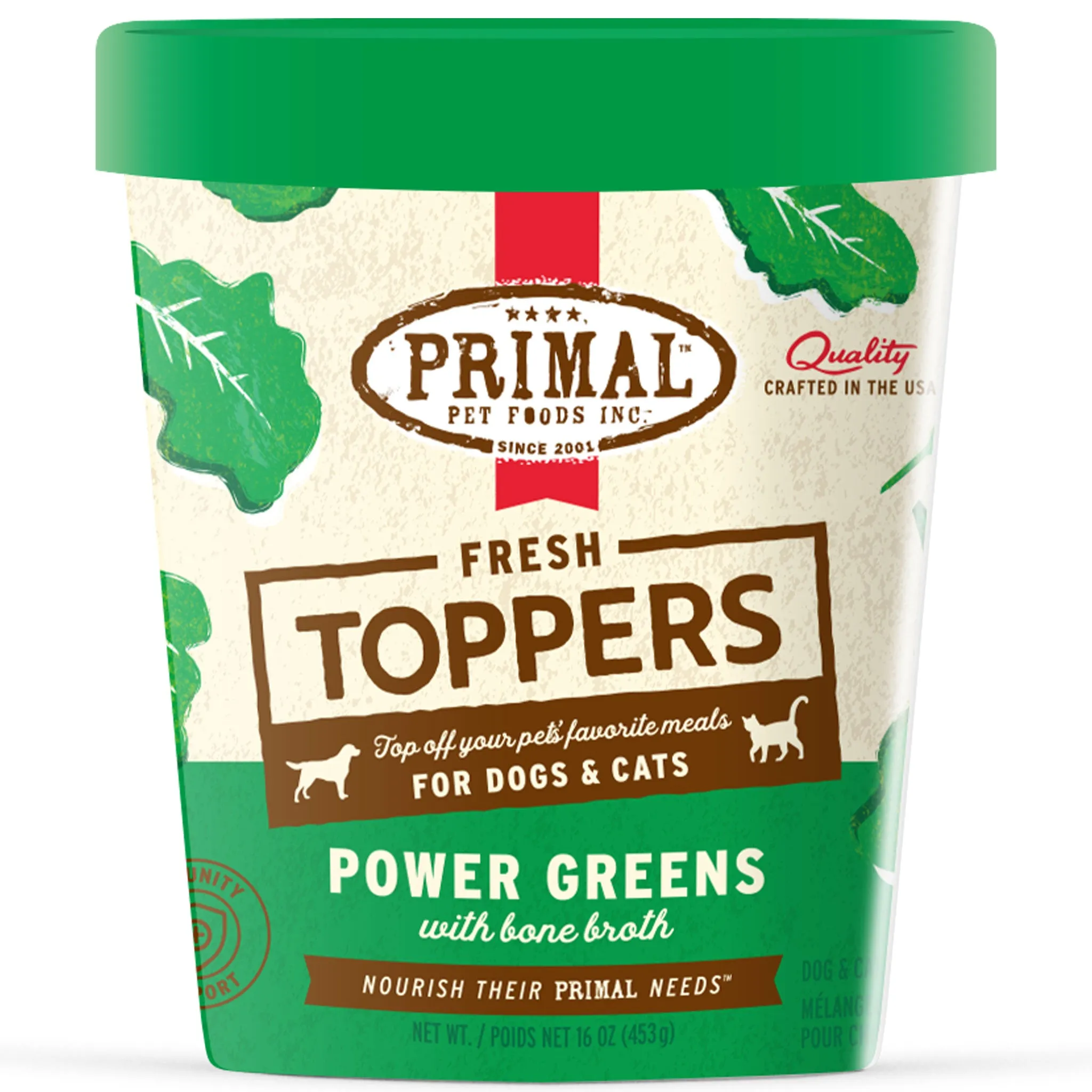 Primal Edible Elixir Healthy Green Smoothie Dog Supplements