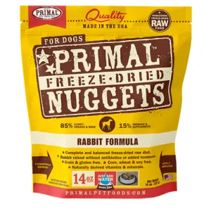 Primal Freeze Dried Canine Rabbit Formula Dry Dog Food