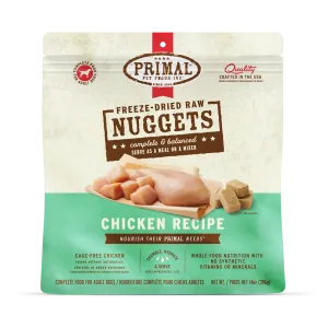 Primal Freeze Dried Nuggets Grain Free Chicken Formula Dog Food
