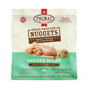 Primal Freeze Dried Nuggets Grain Free Chicken Formula Dog Food