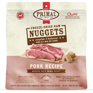 Primal Freeze-Dried Nuggets Pork Dog Food