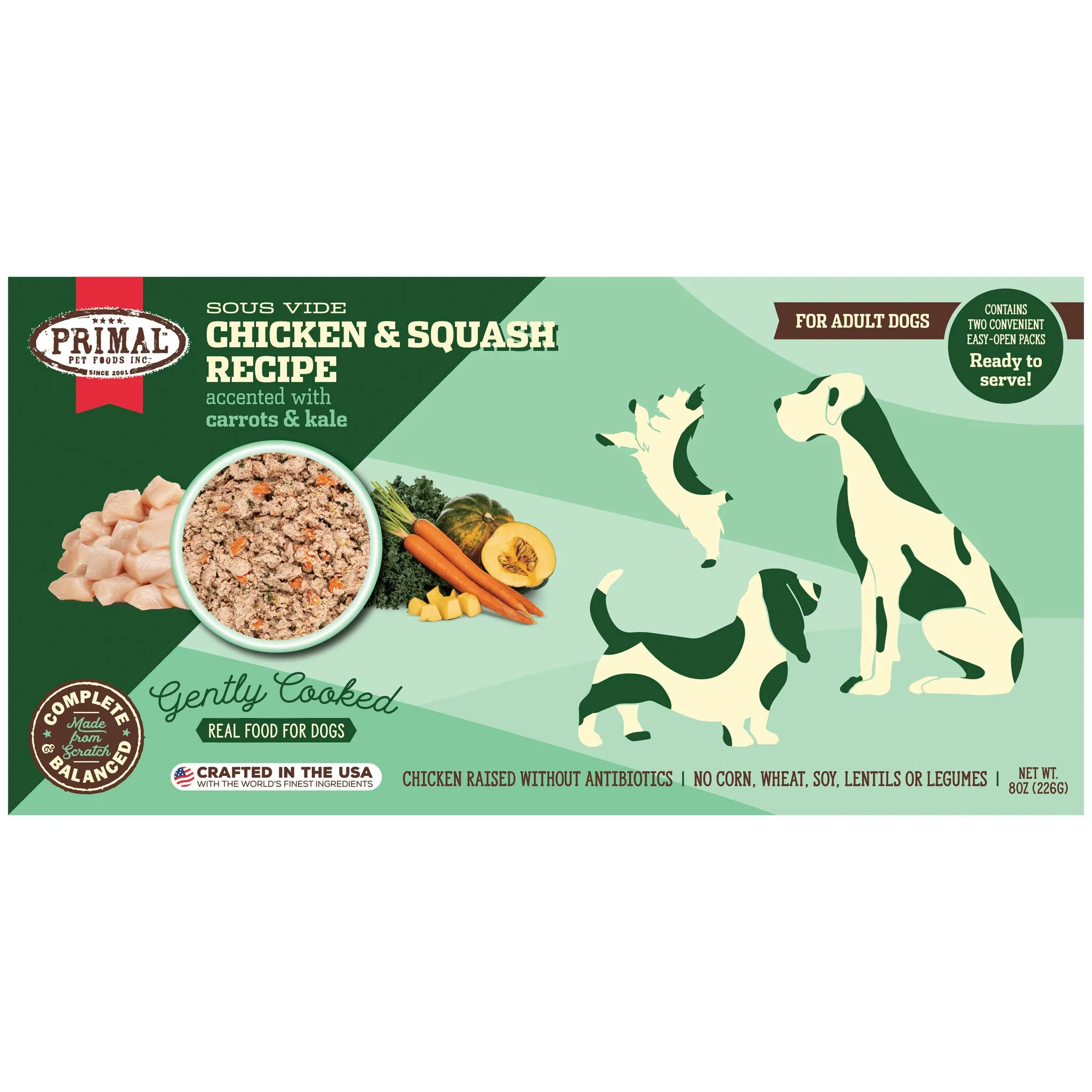 Primal Gently Cooked Chicken Dog Food