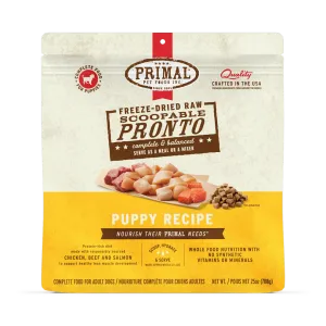 Primal Pronto Puppy Recipe Freeze-Dried Raw Dog Food