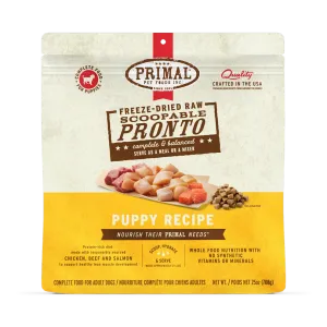 Primal Pronto Puppy Recipe Freeze-Dried Raw Dog Food