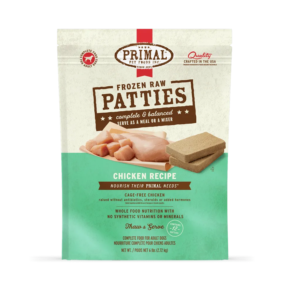 Primal Raw Frozen Chicken Formula For Dogs