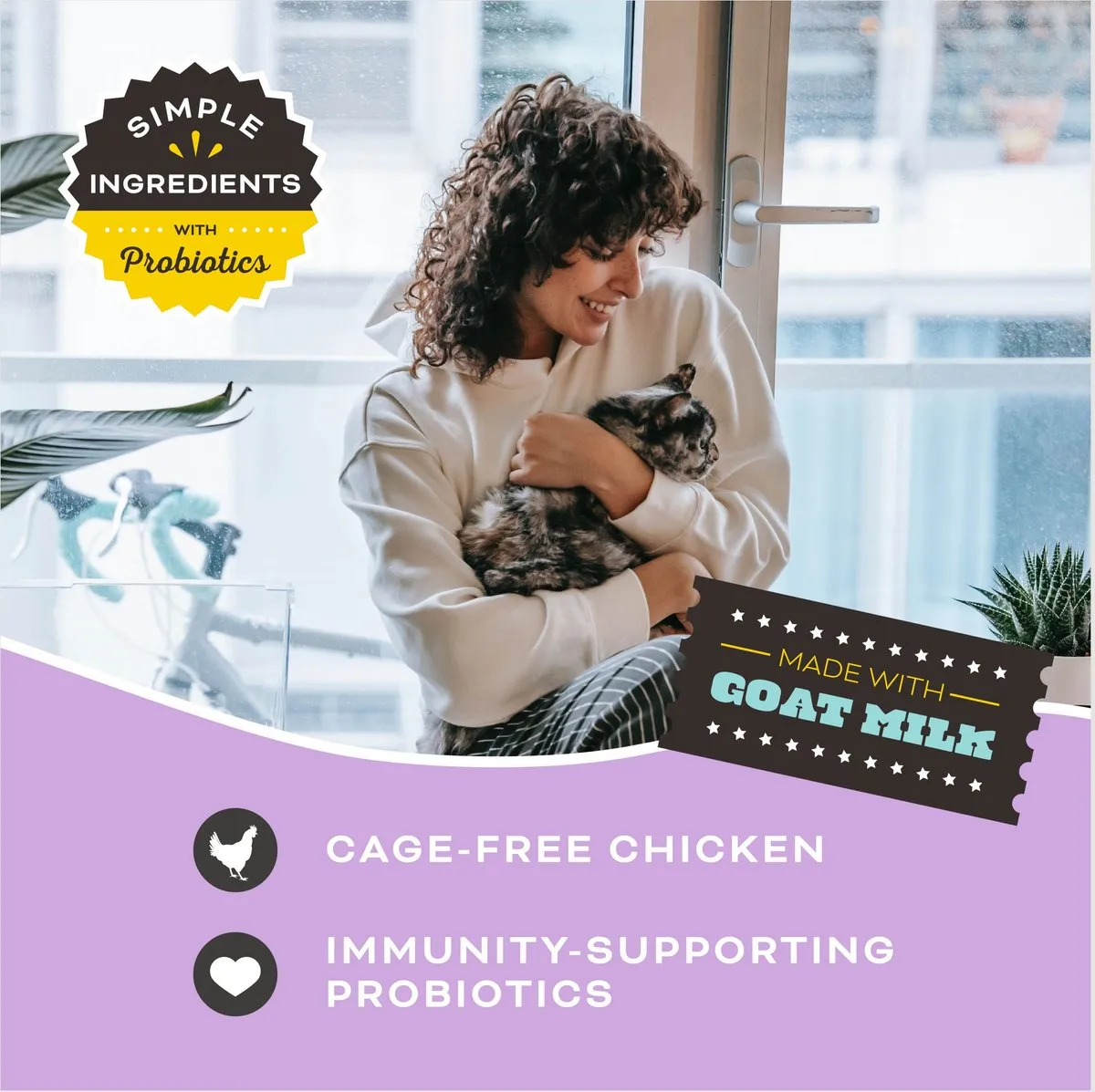Primal The G.O.A.T. Chicken & Goat Milk for Cats! Recipe Treats for Cats