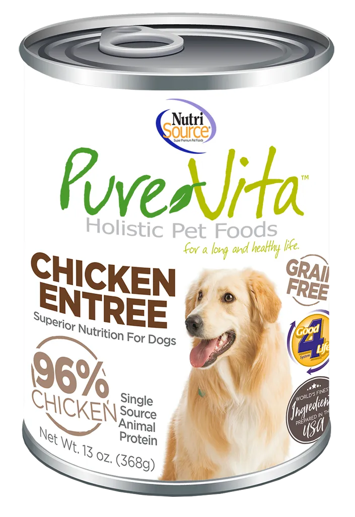 PureVita Grain Free Chicken Entrée Wet Dog Food