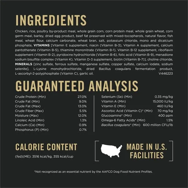 Purina Pro Plan Adult Weight Management Chicken & Rice Formula Dry Dog Food