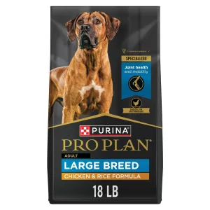 Purina Pro Plan High Protein, Digestive Health Large Breed Dog Food Dry, Chicken and Rice Formula