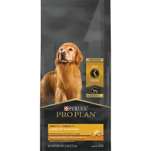 Purina Pro Plan Senior Dry Dog Food Shredded Blend Chicken & Rice Formula With Probiotics