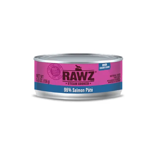 RAWZ 96% Salmon Pate Canned Cat Food