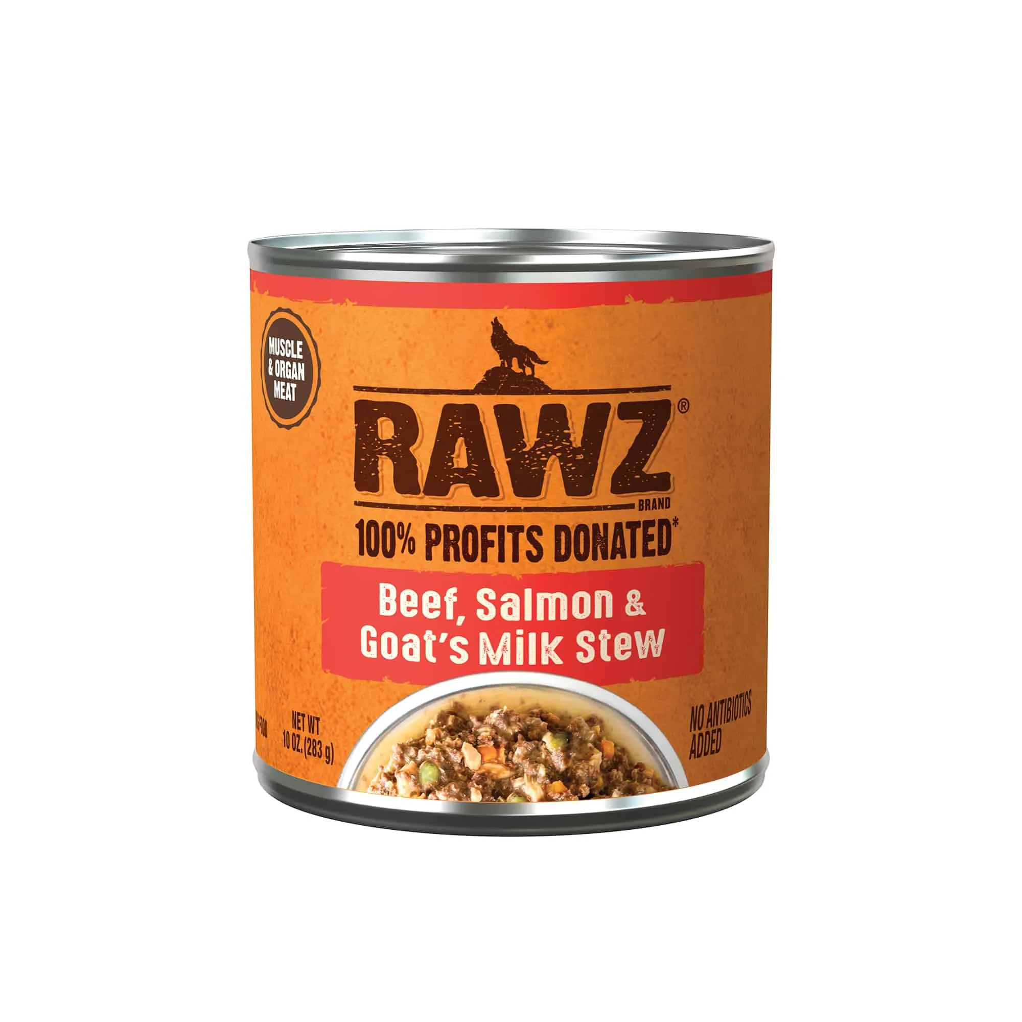RAWZ Beef, Salmon & Goat’s Milk Stew Canned Dog Food