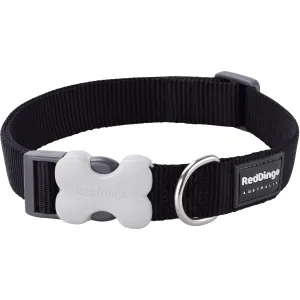 Red Dingo Black Bucklebone Classic Dog Collar