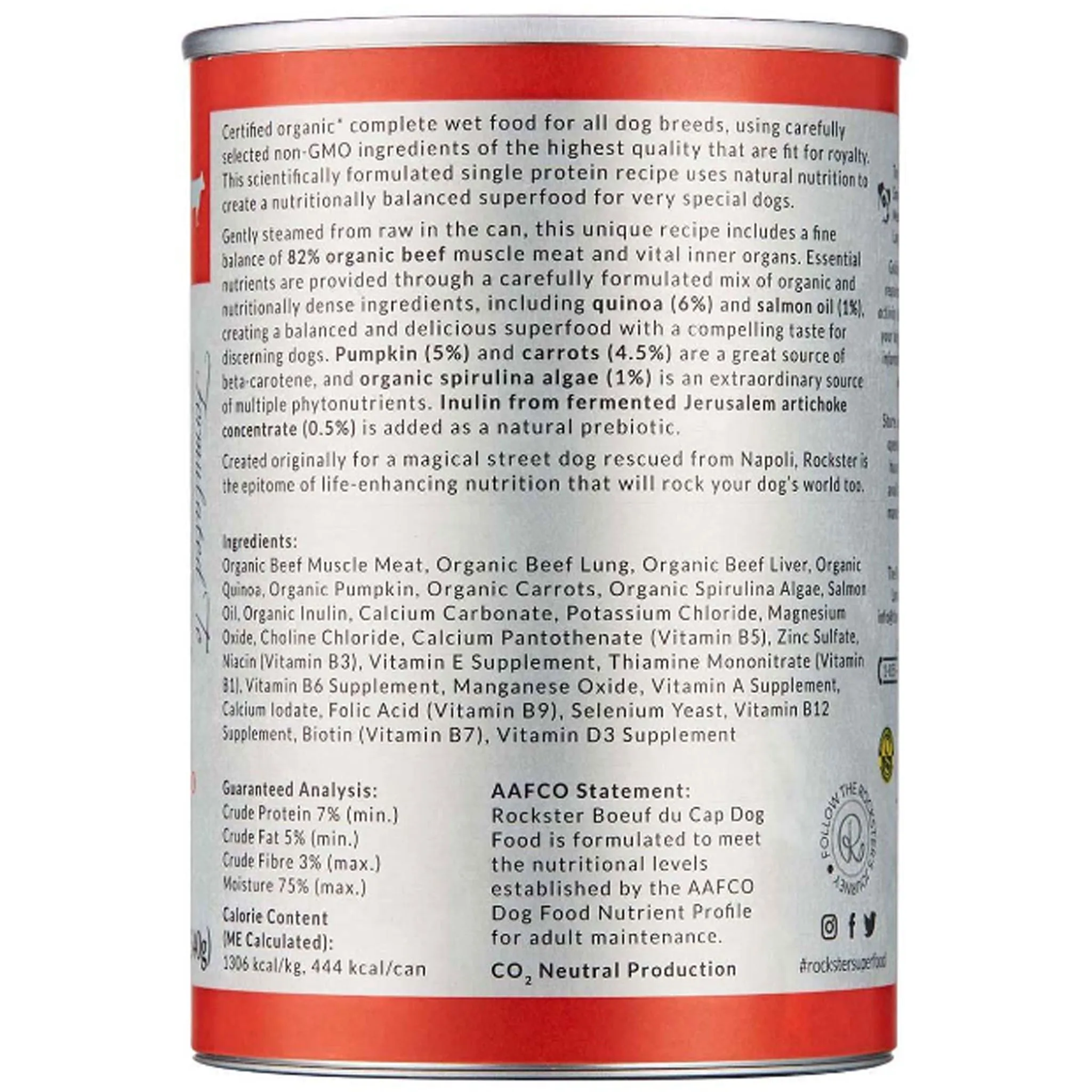 Rockster Boeuf Du Cap Dog Beef 12 oz