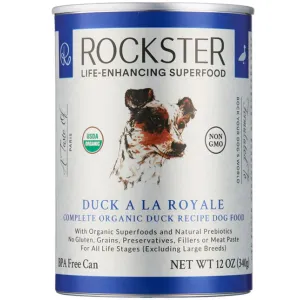 Rockster Duck A La Royale Dog Duck 12 oz