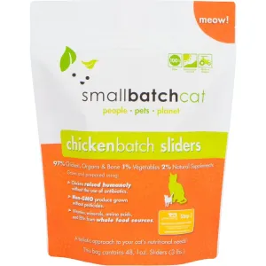 SmallBatch Raw Frozen Chicken Sliders for Cats