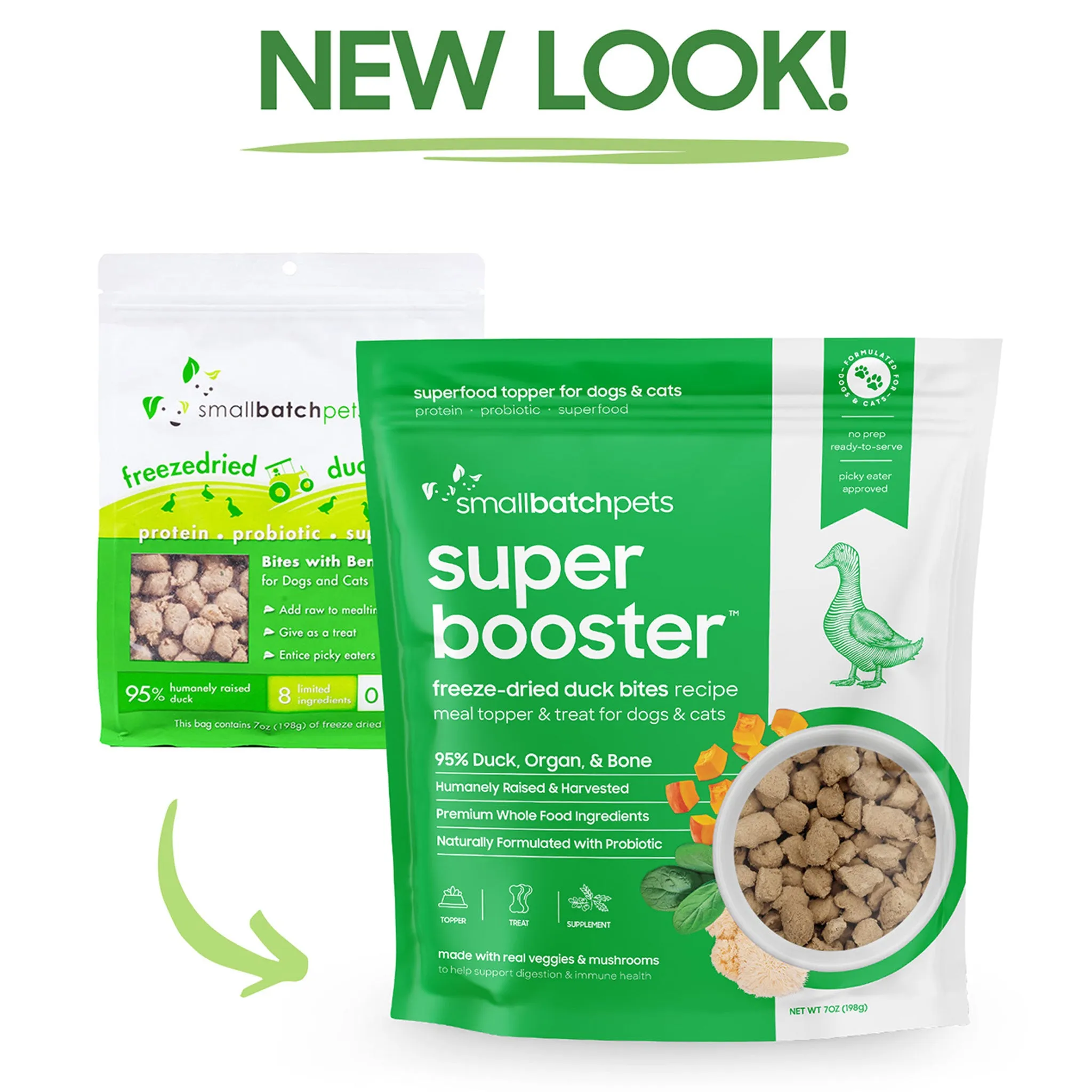Smallbatch Super Boosters Duck Dog Food