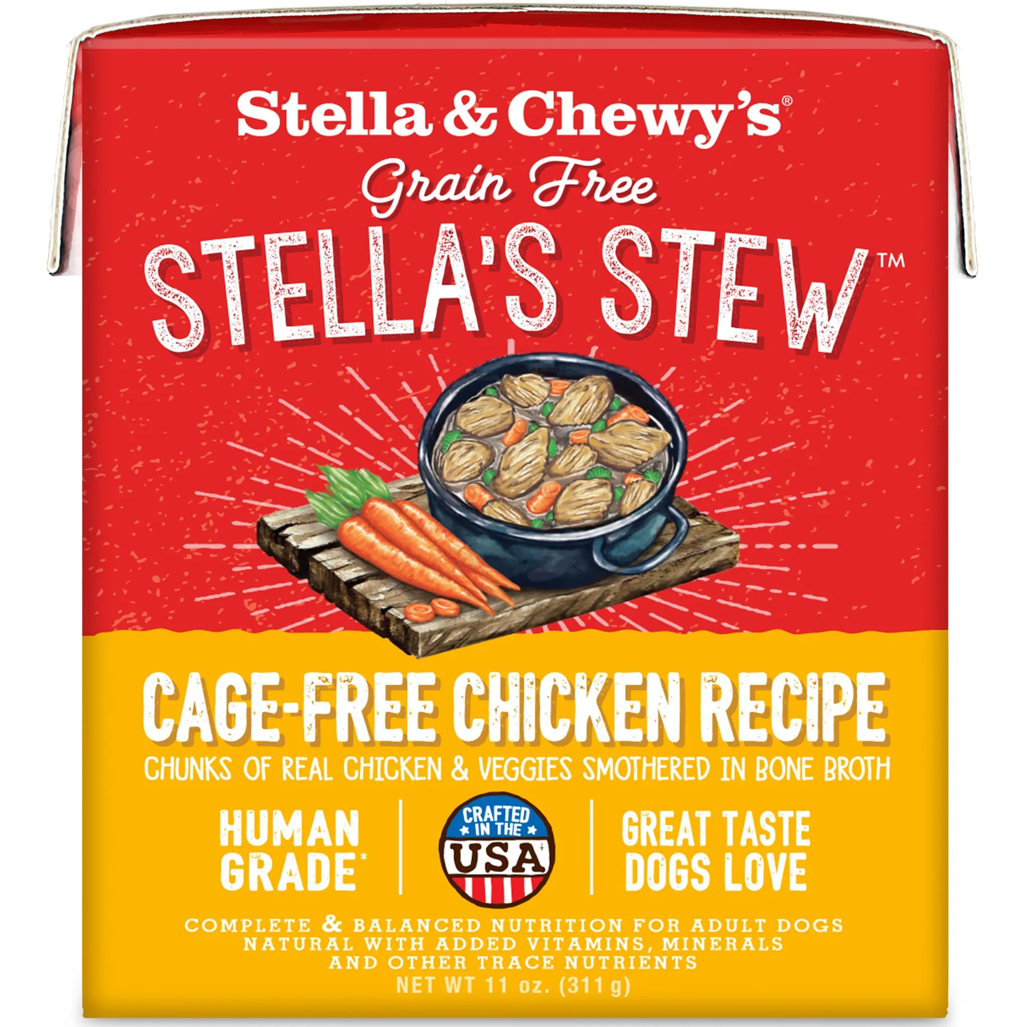 Stella & Chewy's Cage-Free Chicken Recipe Dog Stew - 11oz