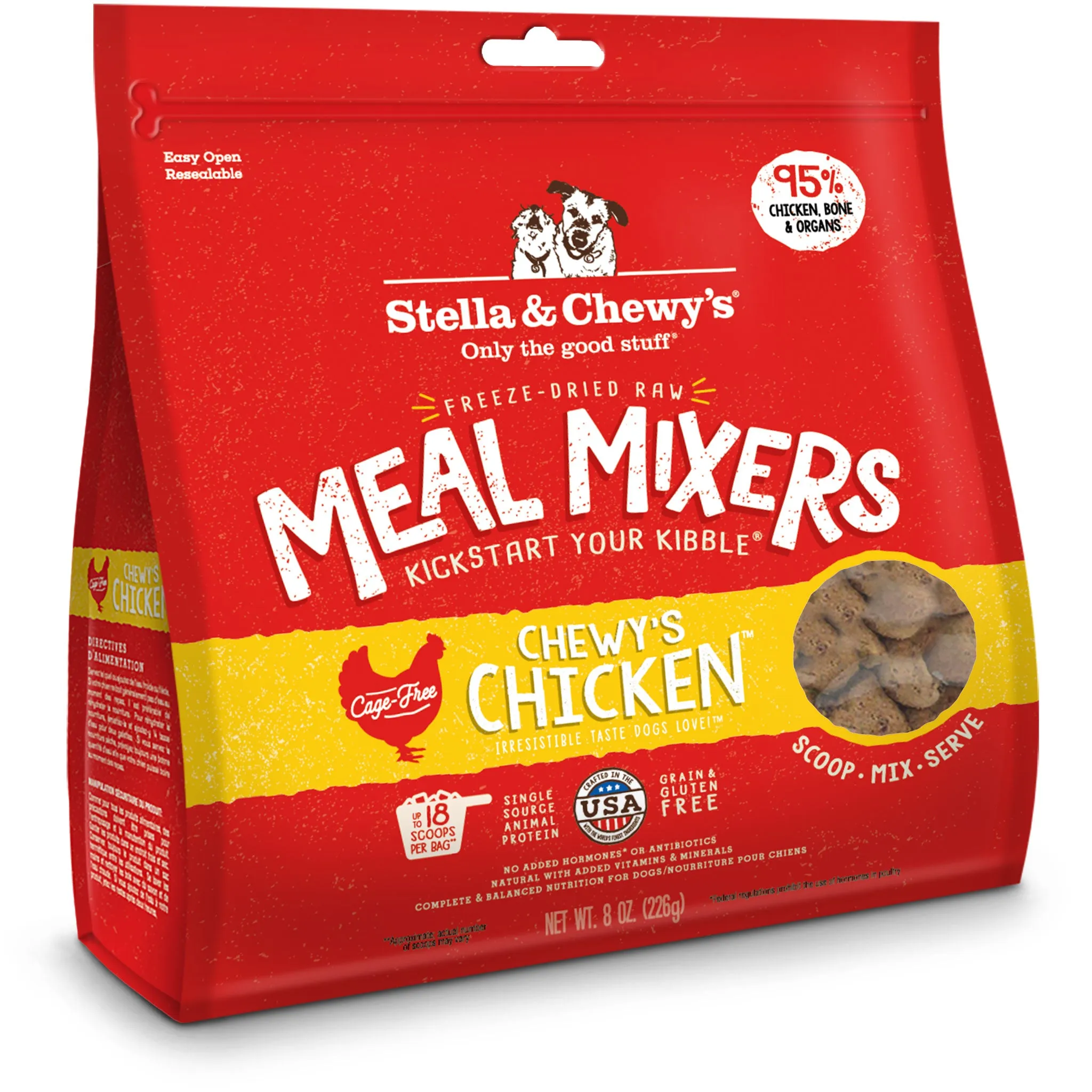 Stella & Chewy's Meal Mixers Chicken Dog Food