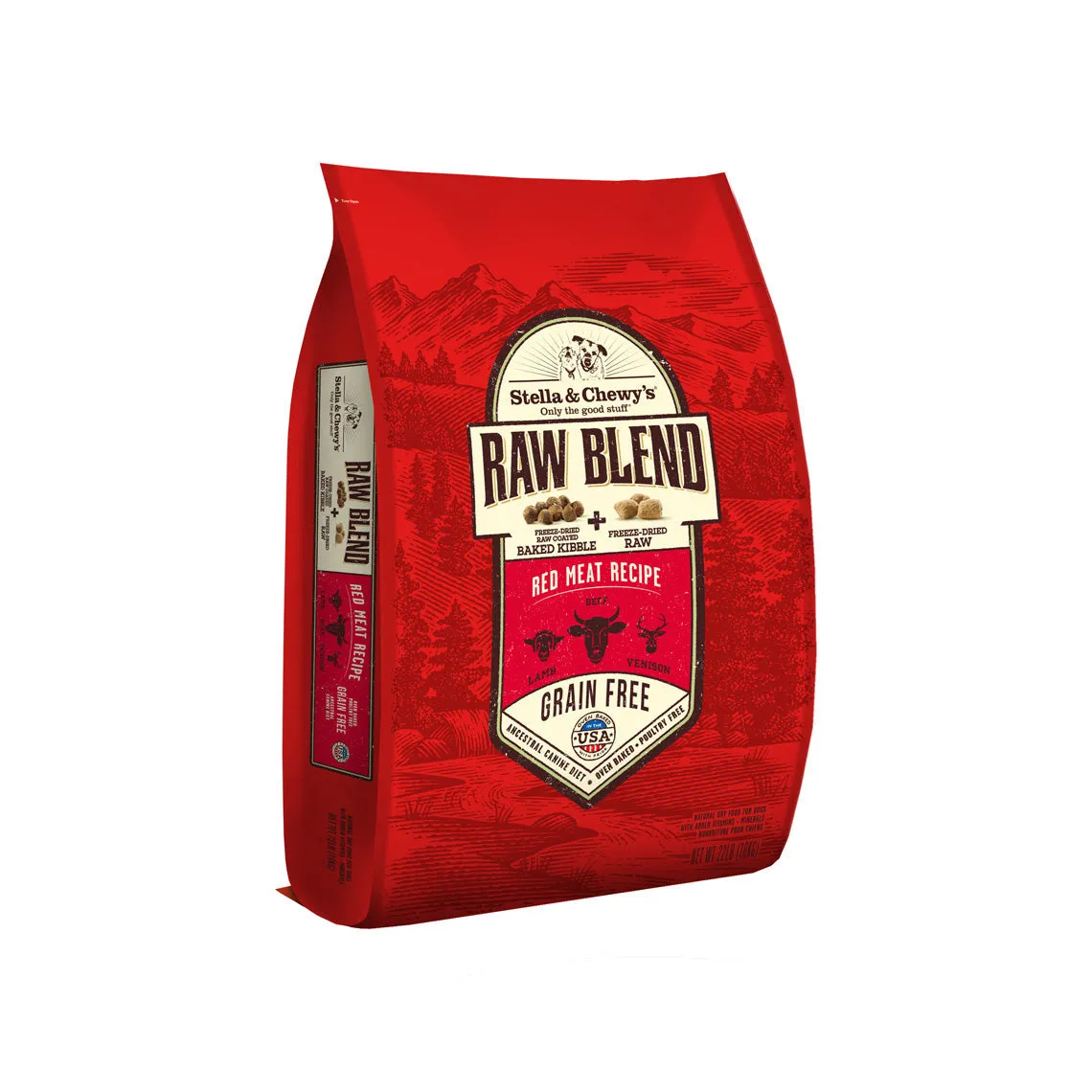 Stella & Chewy's Raw Blend Kibble Red Meat Recipe Dry Dog Food