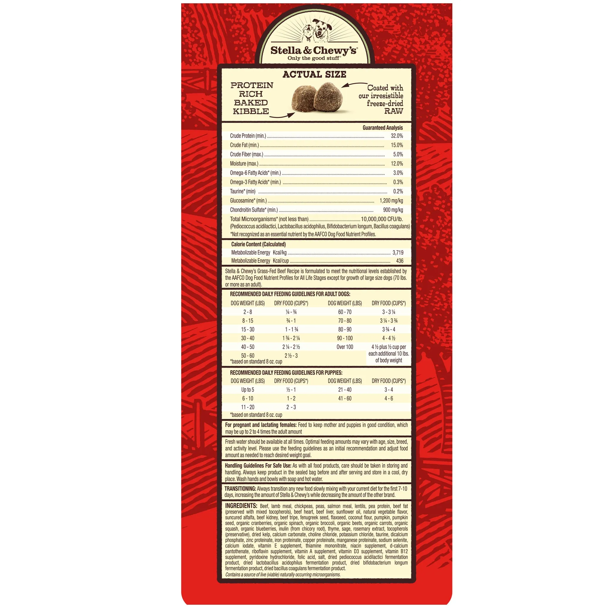 Stella & Chewy's Raw Coated Beef Dog Food